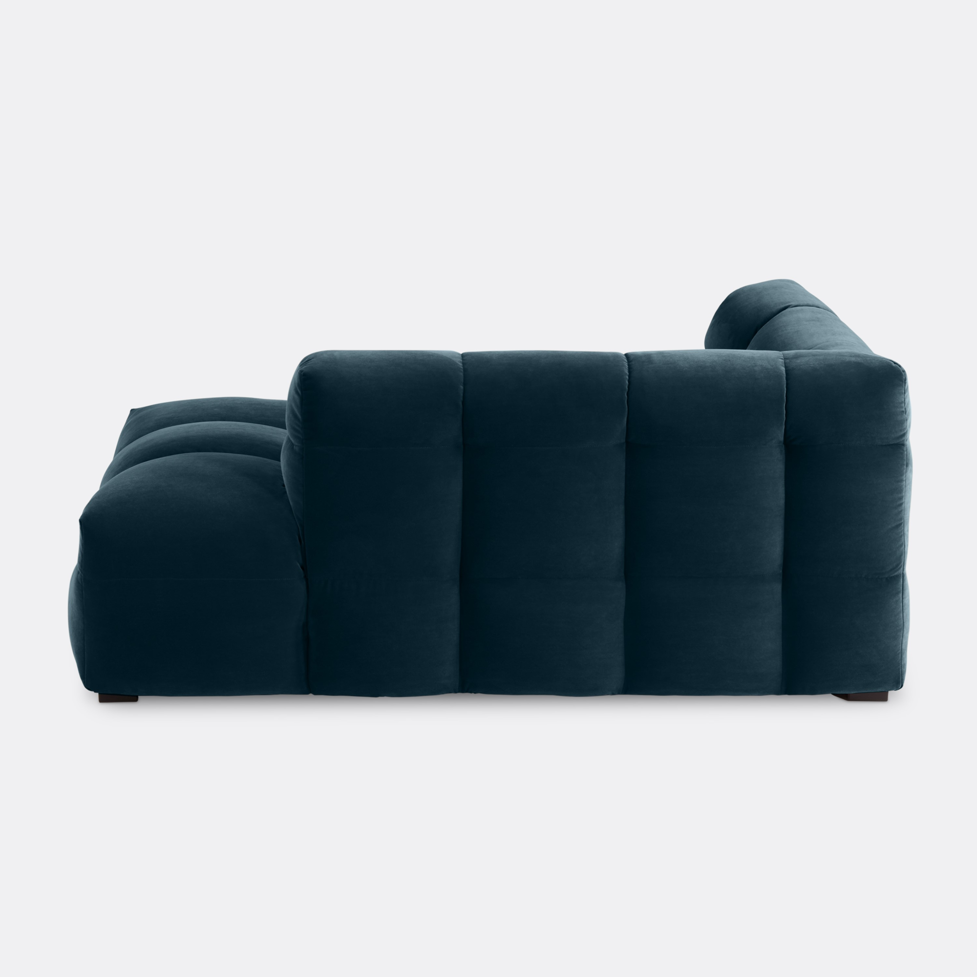 Chaise longue Fat Joe royal petrol rechts