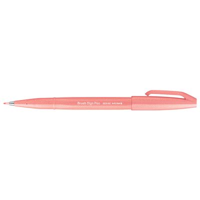 Pentel Arts Brush Sign Pen - Roller - corail orange