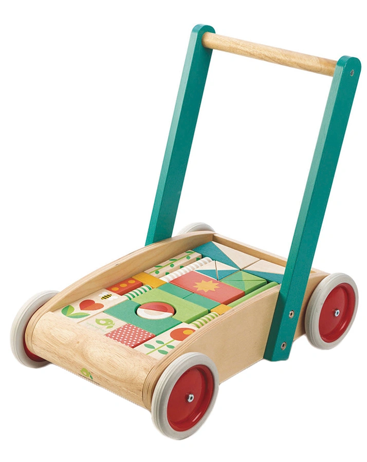 Lauflernwagen BUNTE KLÖTZCHEN 30-teilig
