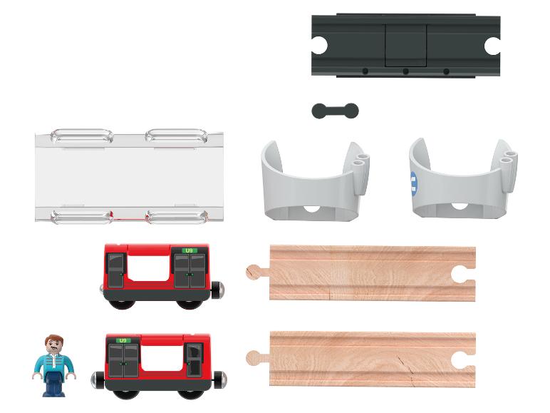 Houten treinset