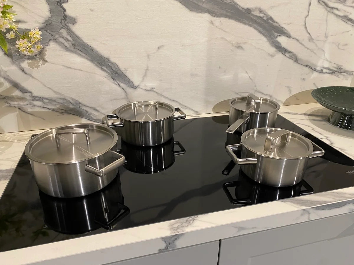 Habonne King Pannenset 5 delig RVS