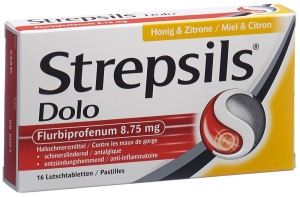 STREPSILS Dolo Lutschtabletten, 16 Stück