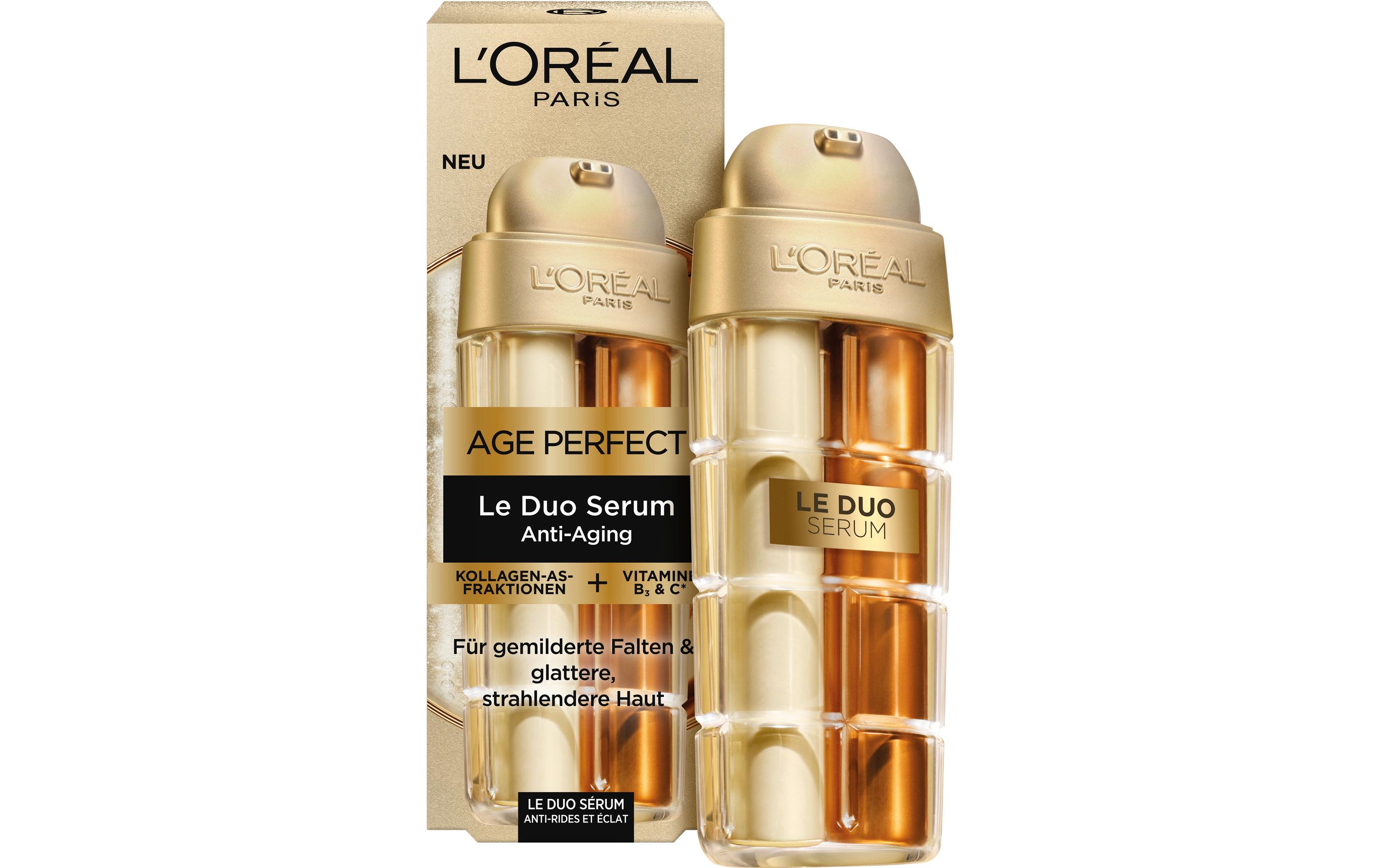 Gesichtsserum Age Perfect Le Duo Serum 30 mlSerum pflegt intensiv und revitalisiert die Haut