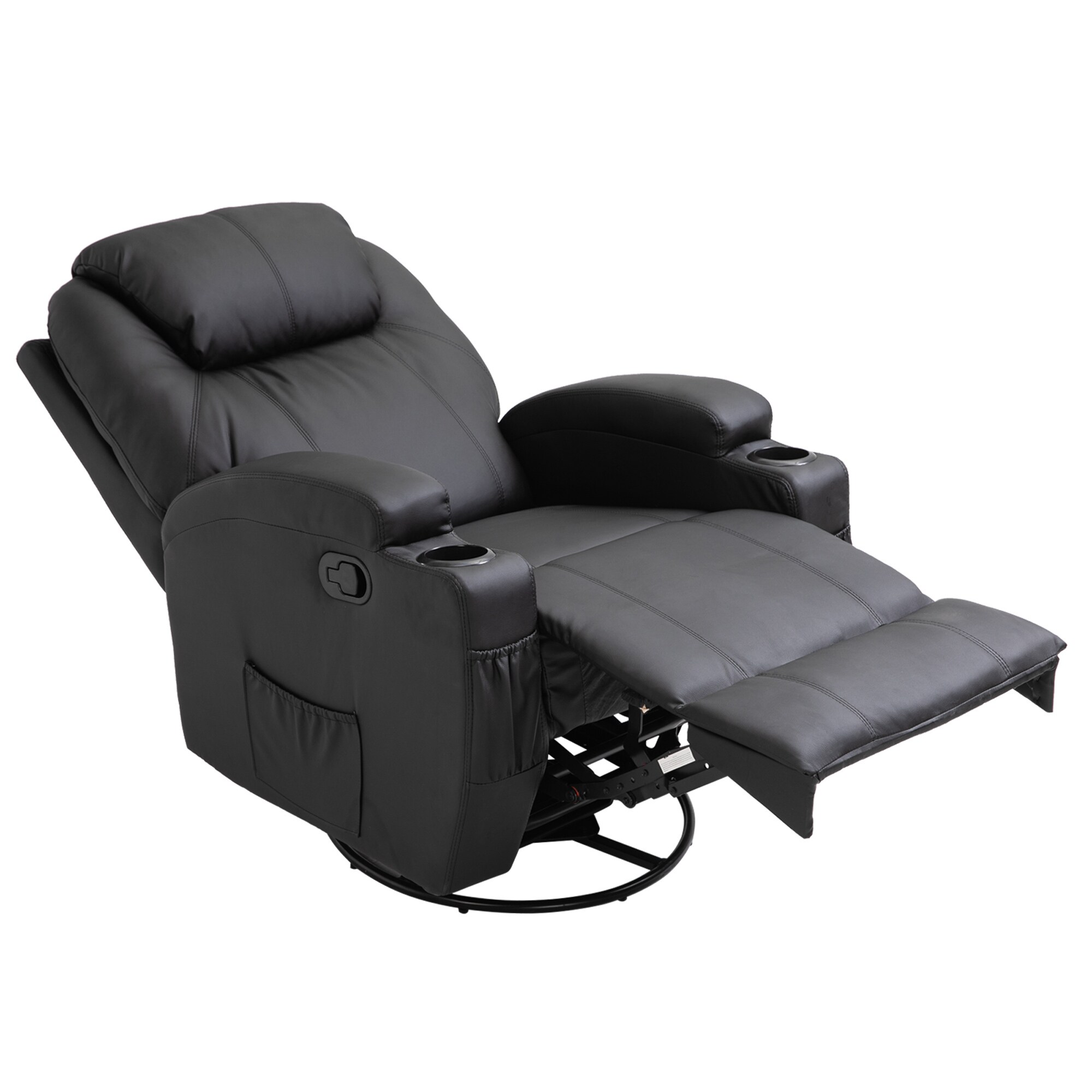 HOMCOM Massagesessel mit Liegefunktion 84 x 92 x 109 cm (BxTxH)