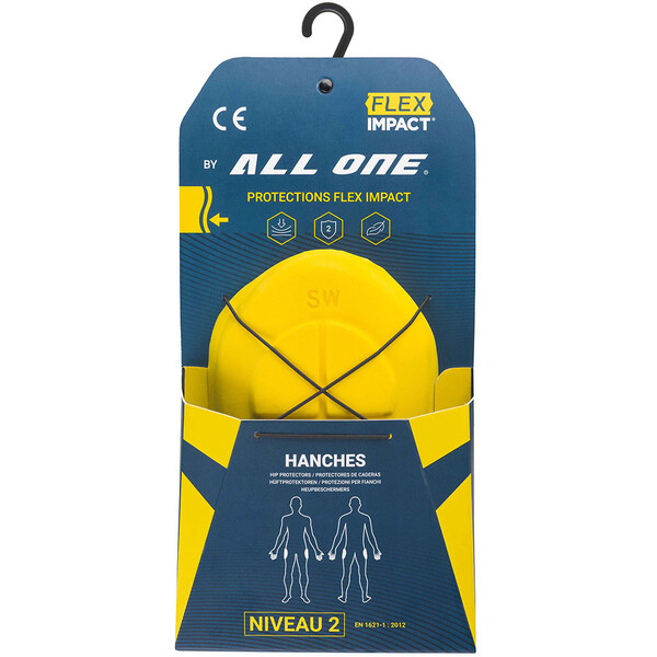 All One - Protections hanches Flex Impact niveau 2 Jaune