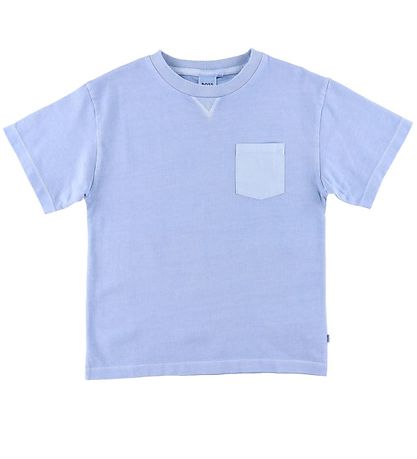BOSS T-Shirt - Blau m. Tasche