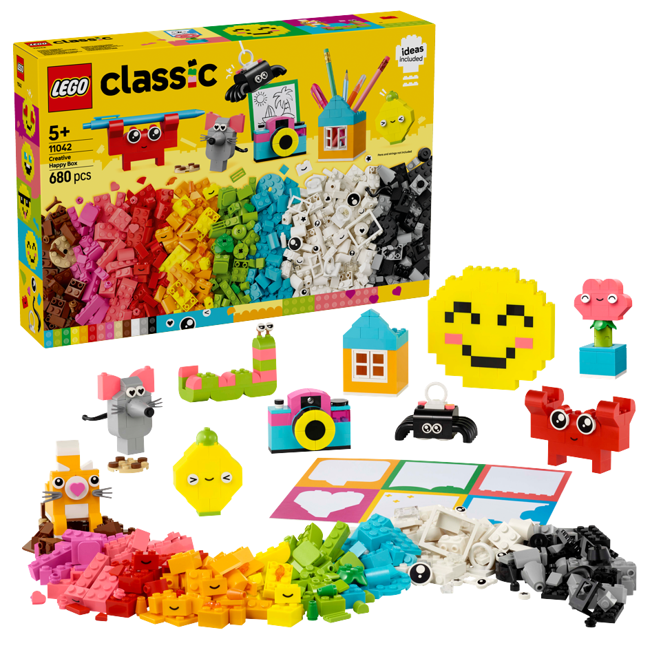 LEGO - LEGO Classic - Kreativ glad æske (11042)
