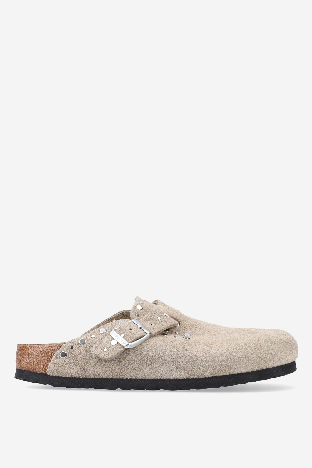 Boston rivet suede mules