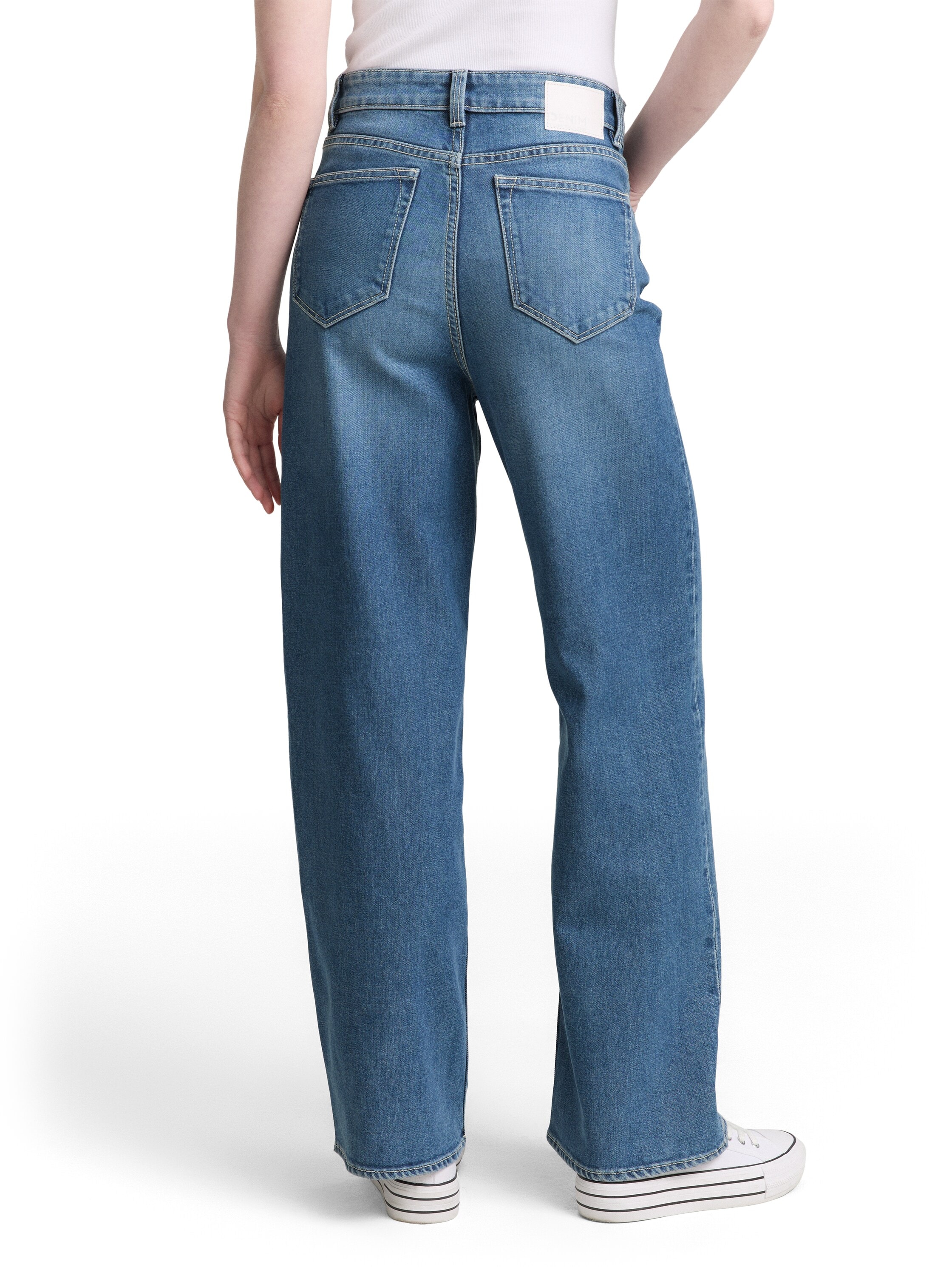 TOM TAILOR Denim Weite Jeans »LINOU«, im Five-Pocket Style