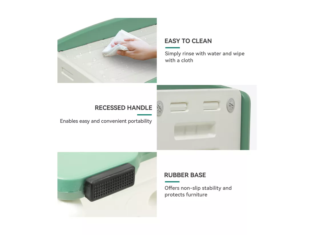 YITAHOME Maison pour Chat - Niche Chat Interieur - avec Griffoir - Charge de 100 kg - Résistant à l'eau - Vert