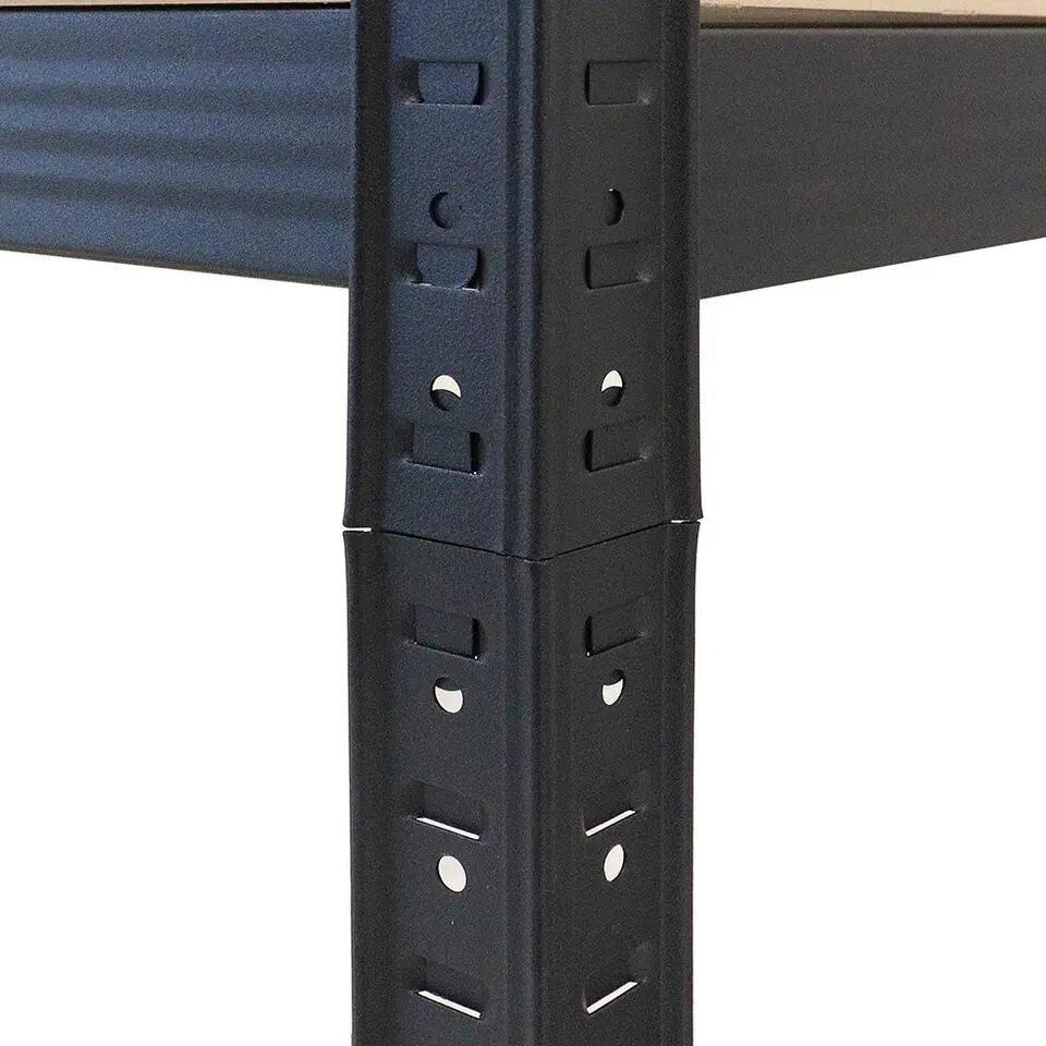 Stellingkast / Magazijnstelling - Zwart - 5 planken