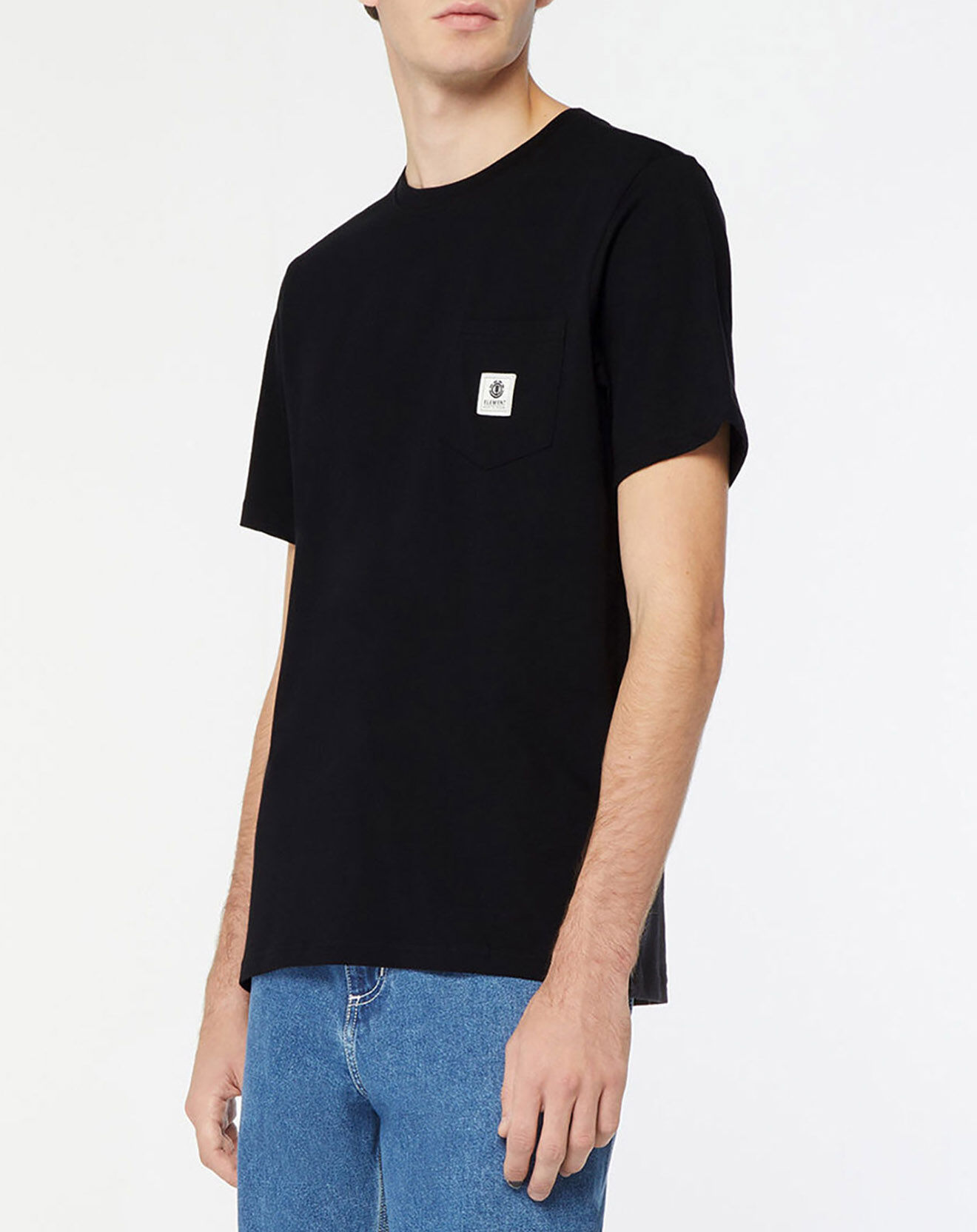 Element T-Shirt Basic Pocket label noir