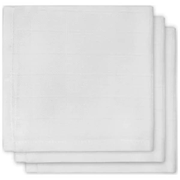 JolleinJollein   Spucktücher Hydrophil 3er Pack white