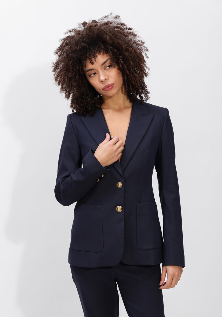 donkerblauwe luisa cerano blazers 438056/3806-00