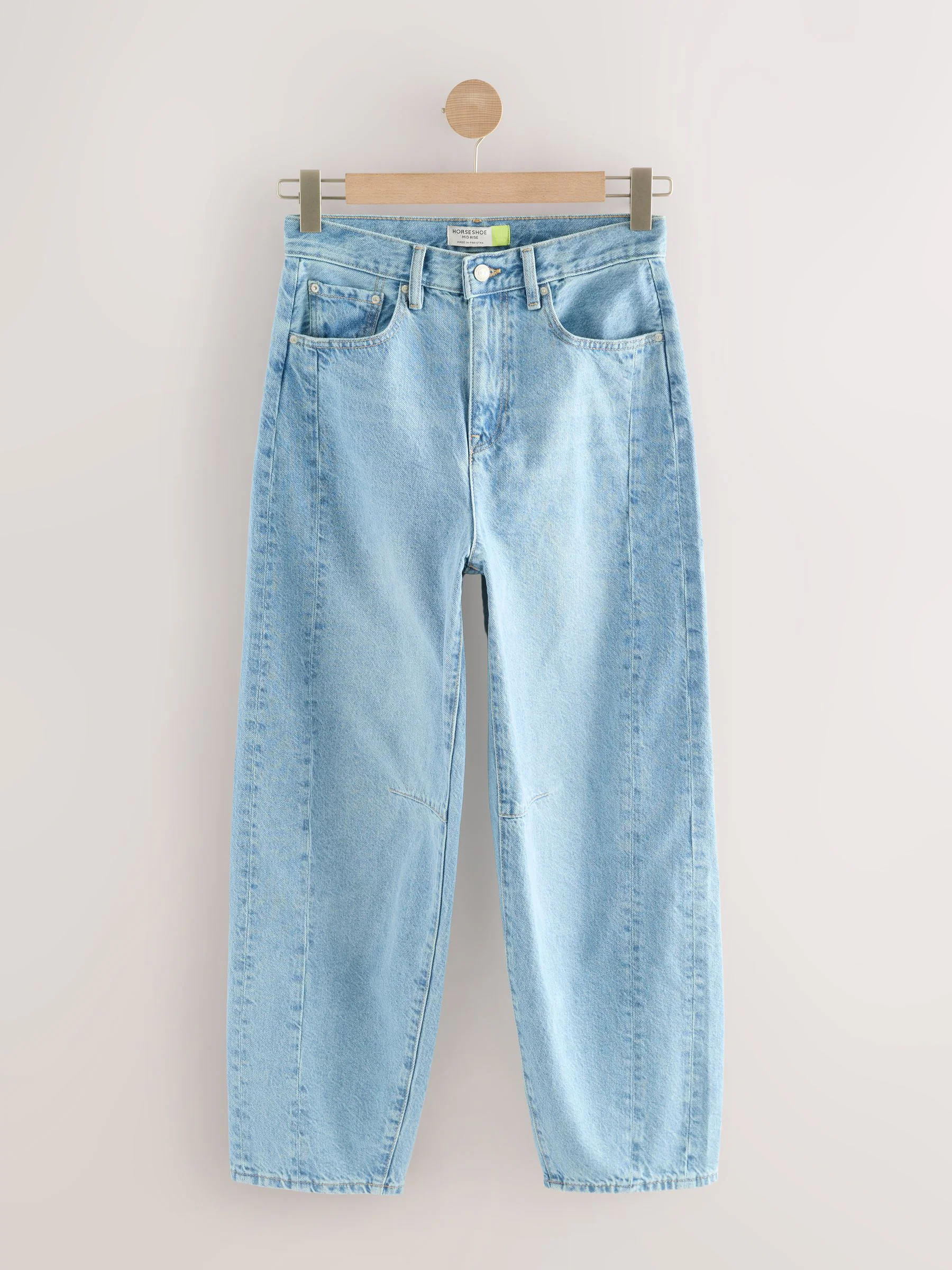 Middenblauw denim - Horseshoe Barrel Jeans