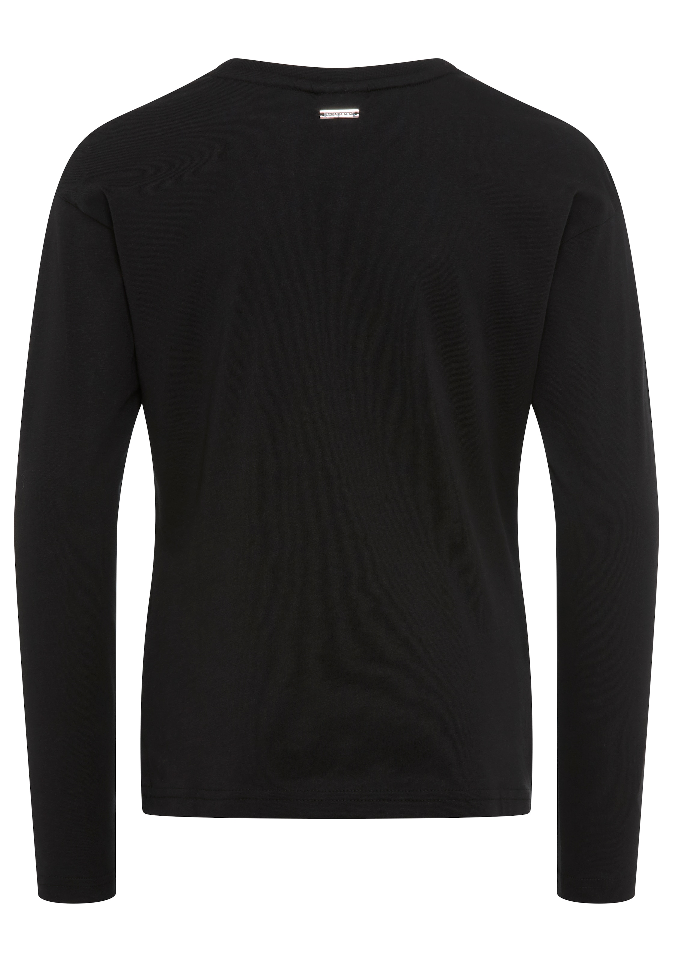 Bruno Banani Langarmshirt »Shirt mit Paillettendetails«, NEU: BRUNO BANANI für TEENS! Langarmshirt mit Pailletten