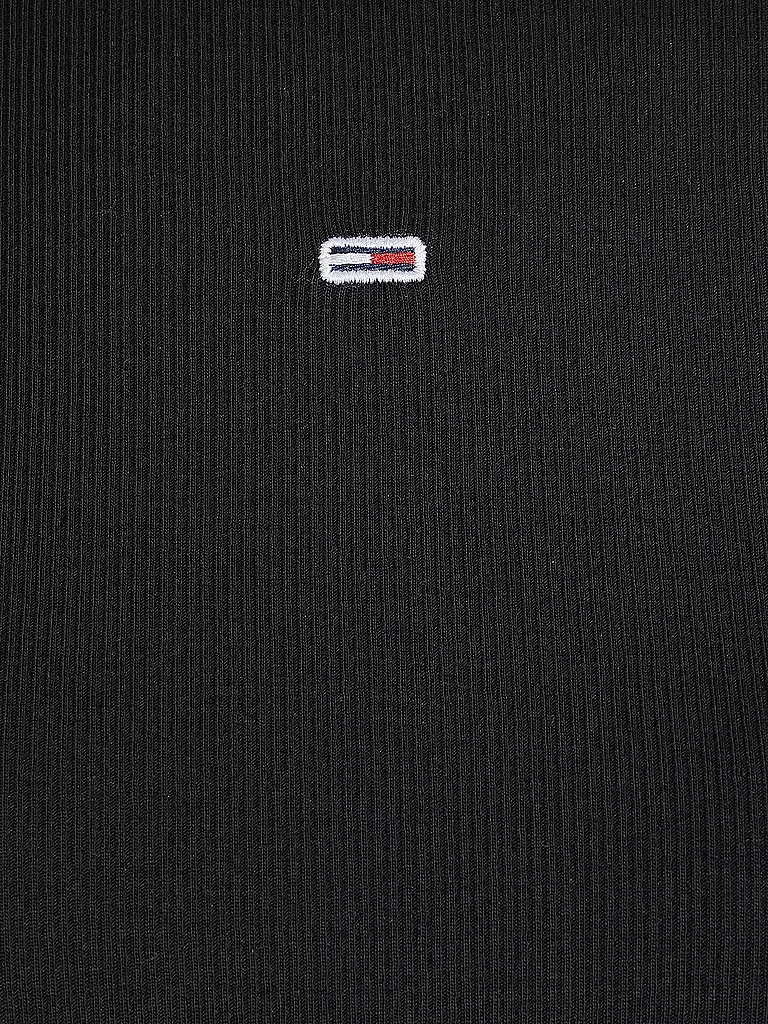 TOMMY JEANS Langarmshirt schwarz
