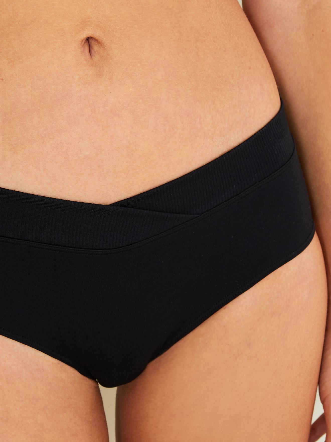 Conjunto de 2 shorts de maternidade em microfibra bicolor preto/multicolorido
