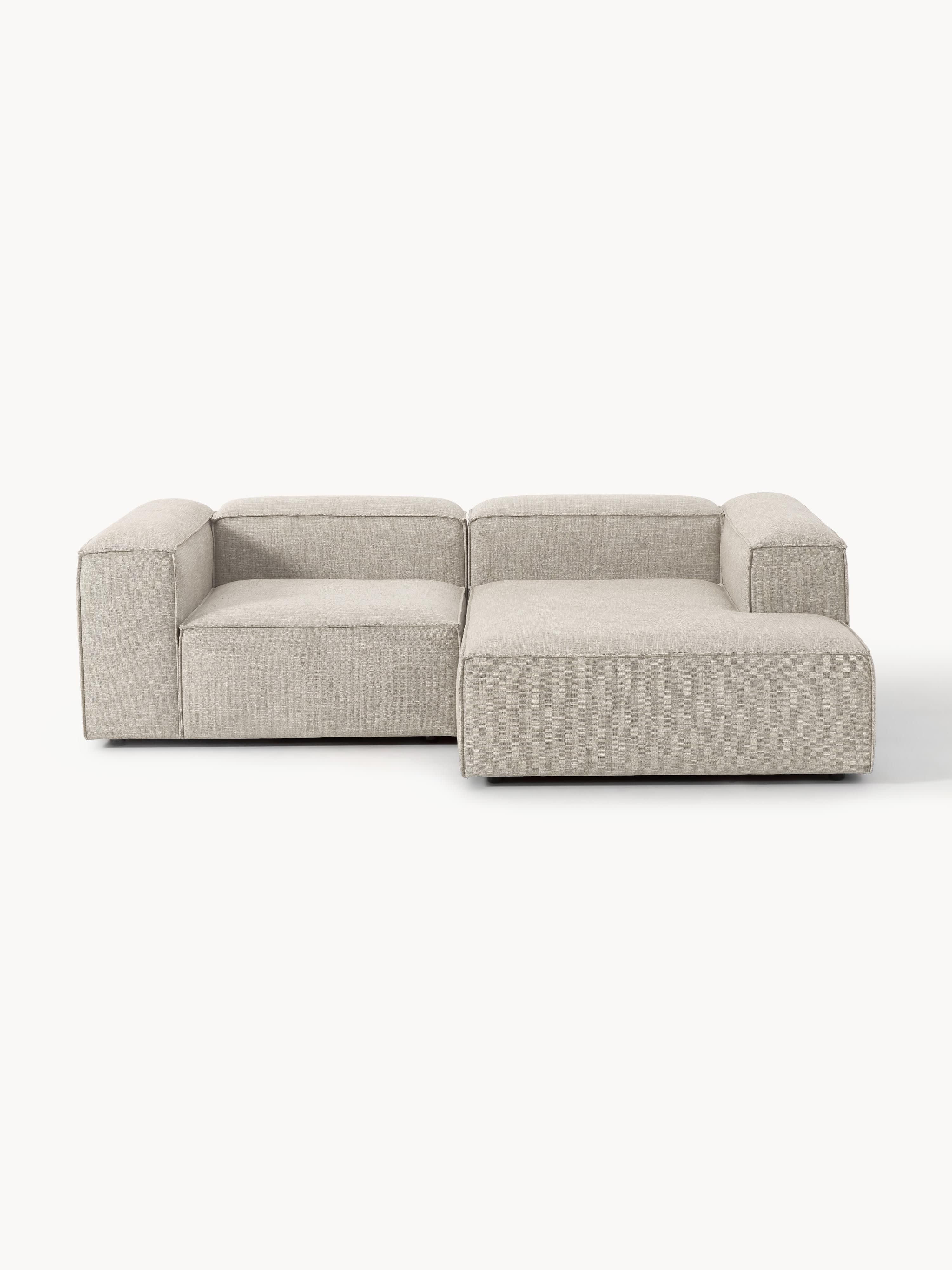 Modulaire hoekbank Lennon van linnenmix (2-zits)