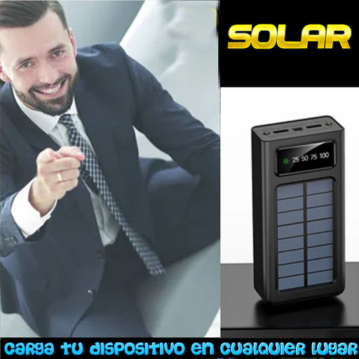 Cargador Solar Klack 10000 Mah