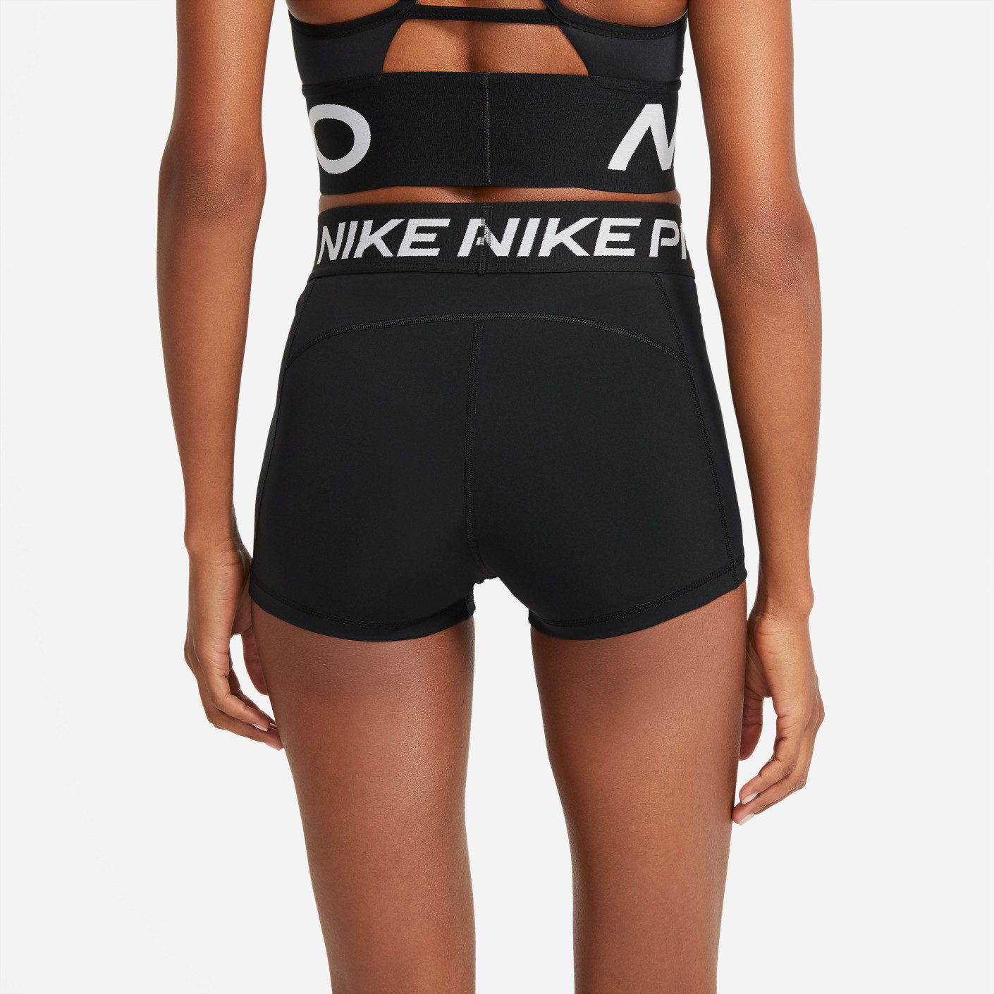 Nike Pro 365 Short Dames Zwart Wit