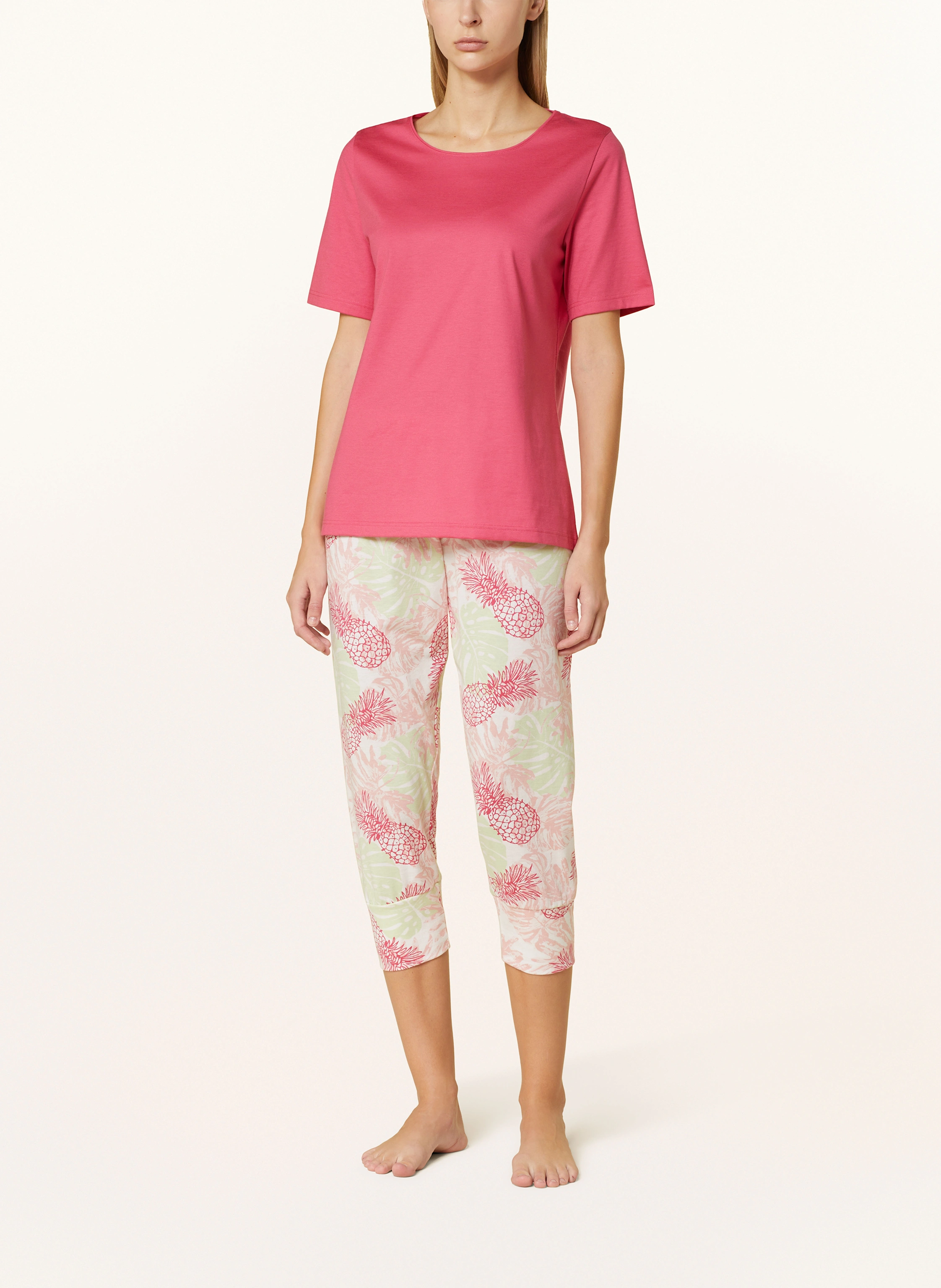 mey 3/4-Schlafanzug Serie PINK PINEAPPLE