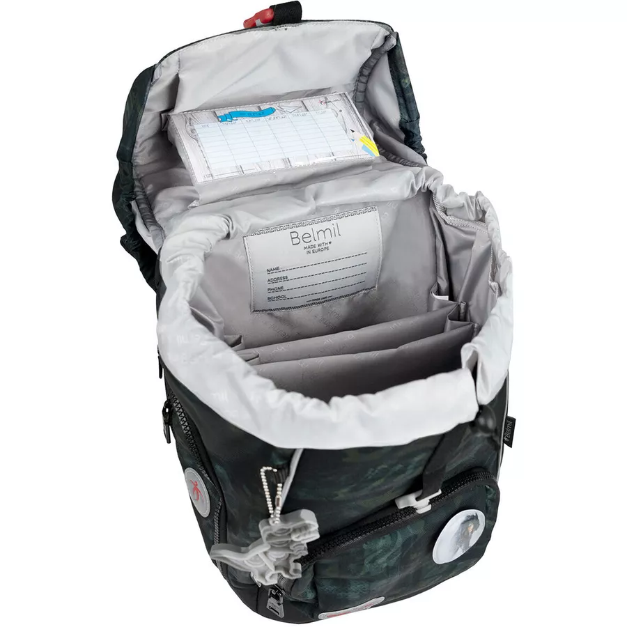Belmil Schulranzen Premium Comfy Plus Set 5-teilig Grey Stone