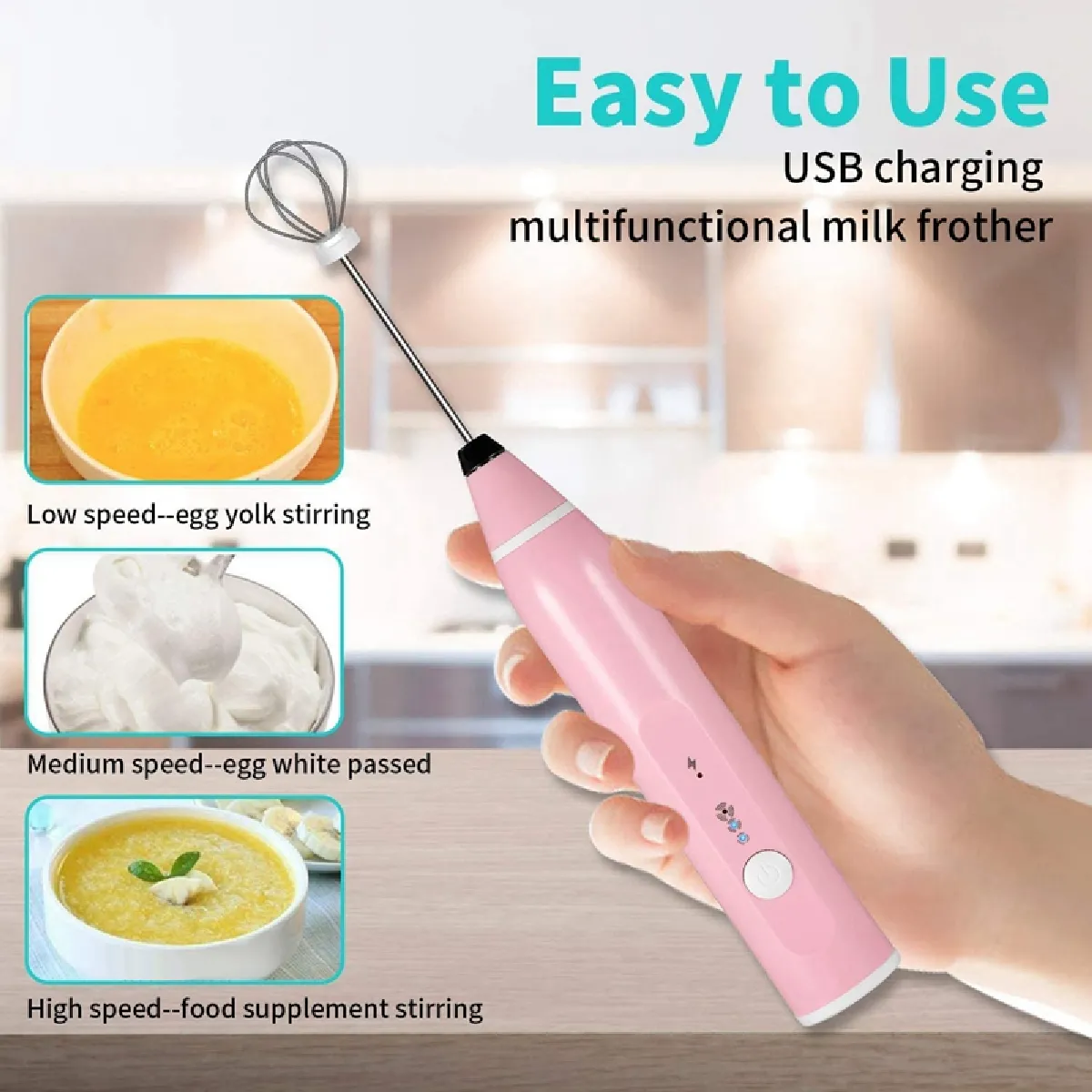 Universal Handheld Milk Frother