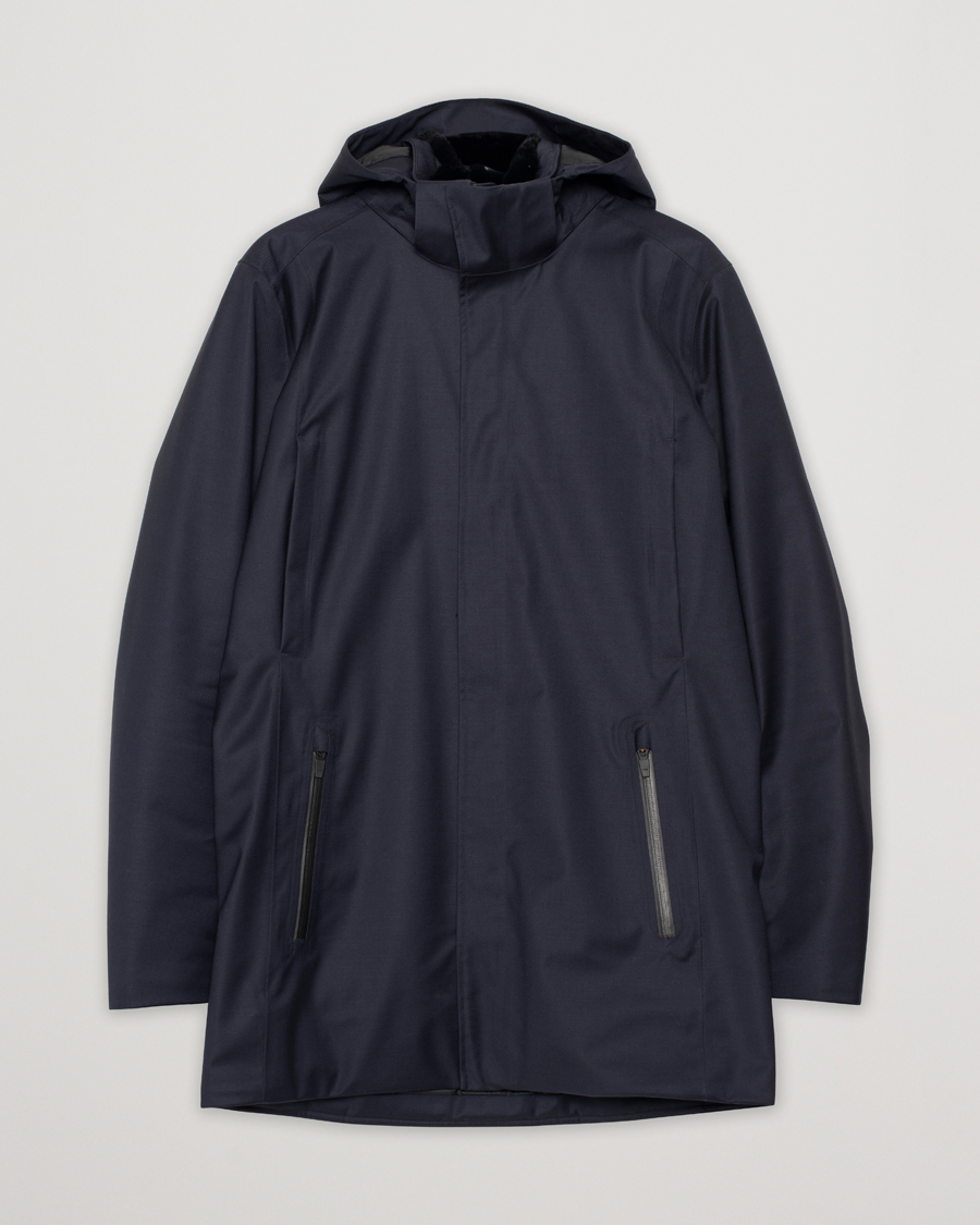 UBR Regulator Parka Savile Dark Navy Wool