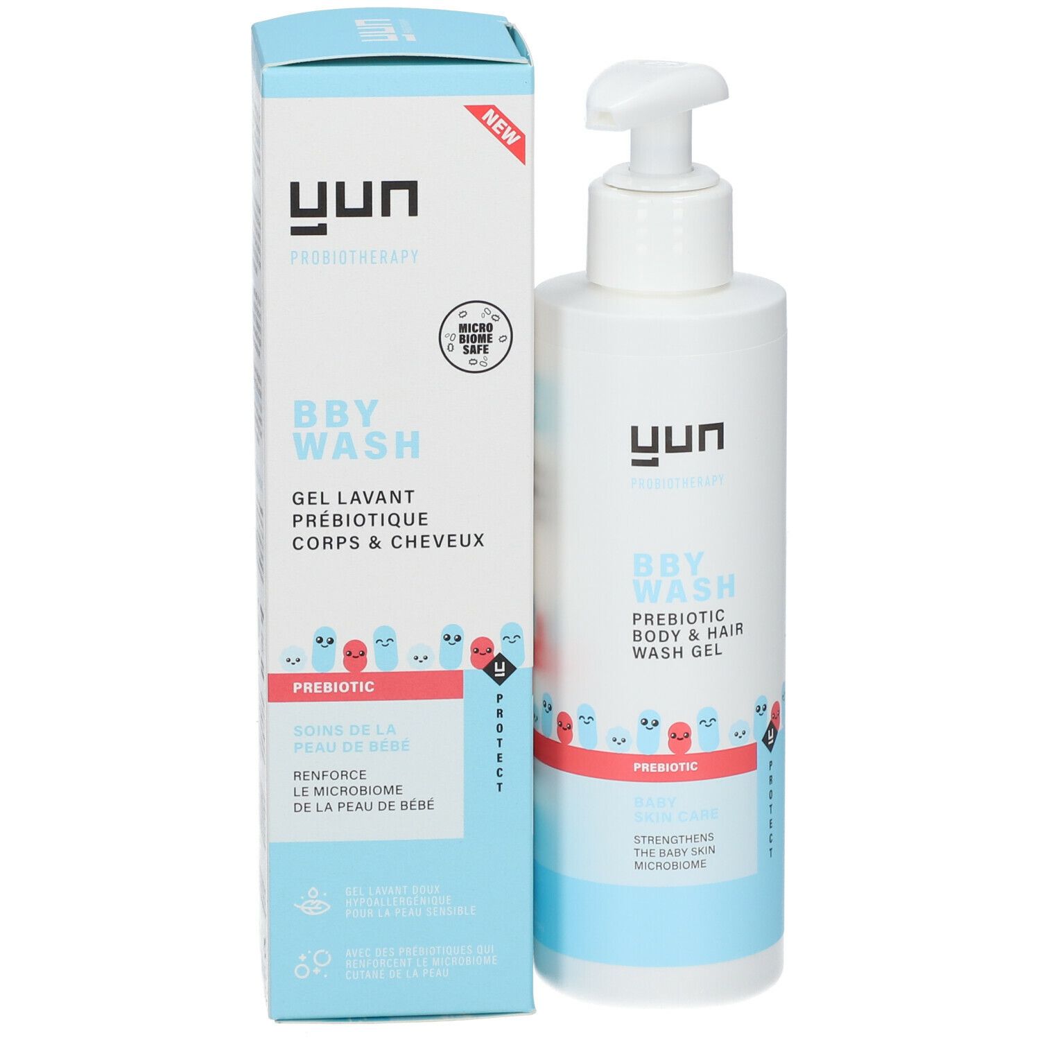 YUN BBY Prebiotic Körper & Haar Waschgel