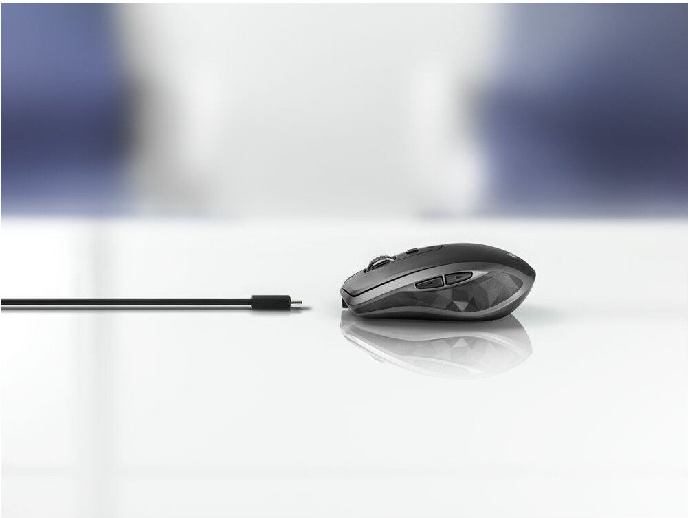 Logitech - Mx Anywhere 2S Bluetooth Edition Wireless Mouse - Graphite