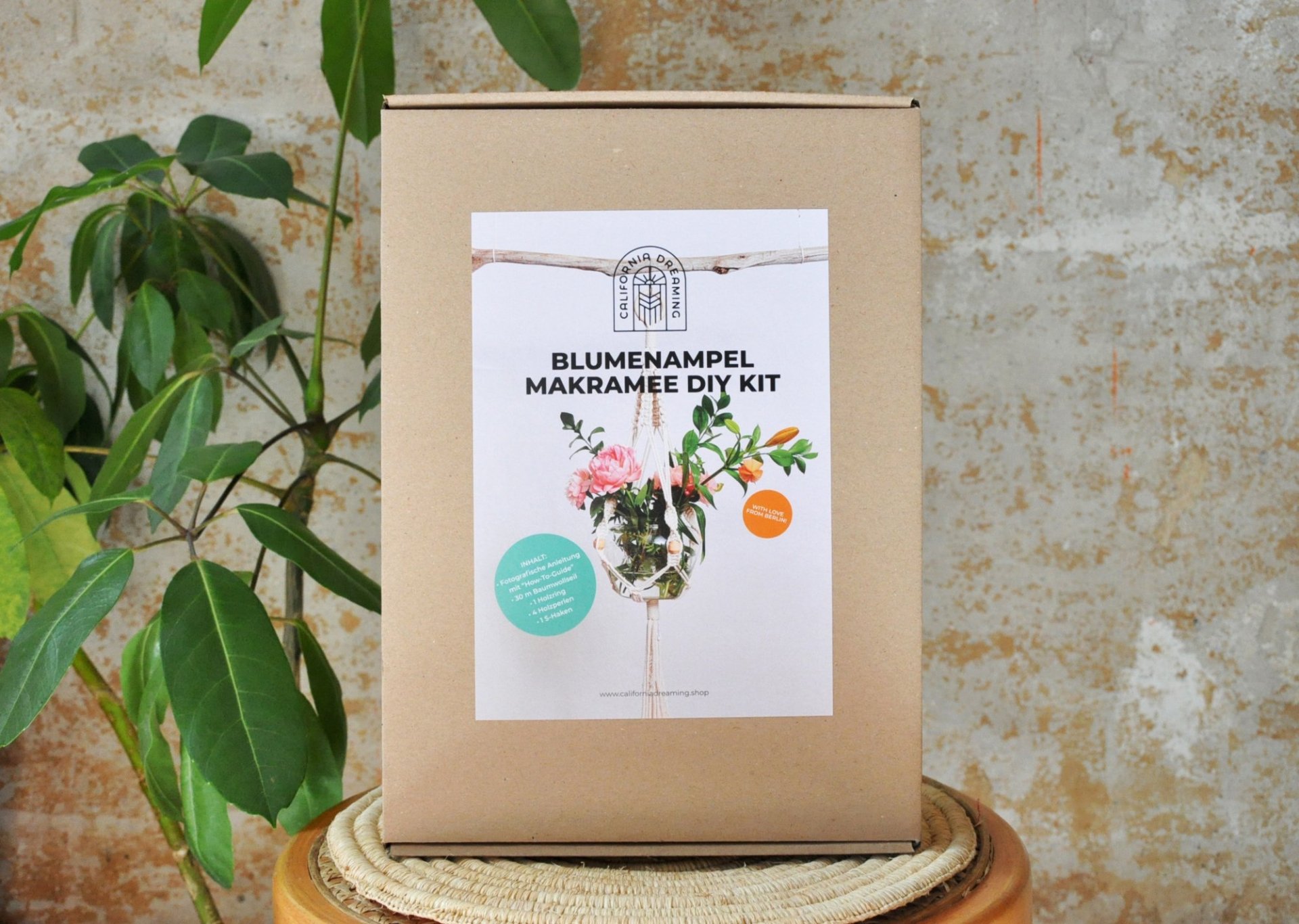 DIY Set, Makramee Blumenampel