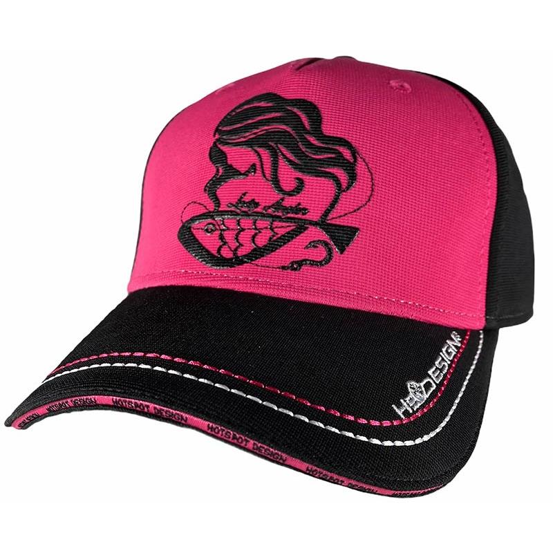 Casquette Femme Hot Spot Design Cap Lady Angler - Noir/Rose