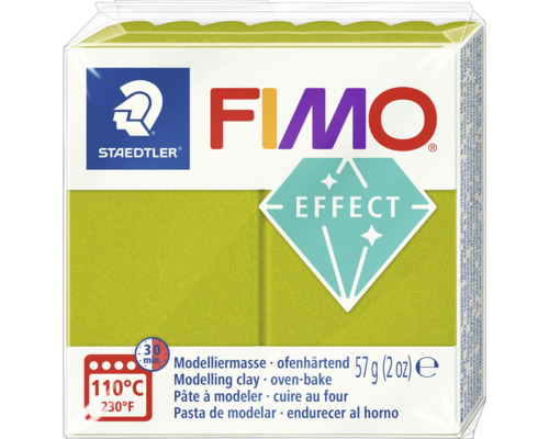 Boetseerklei Fimo Effect groen metallic 57 g