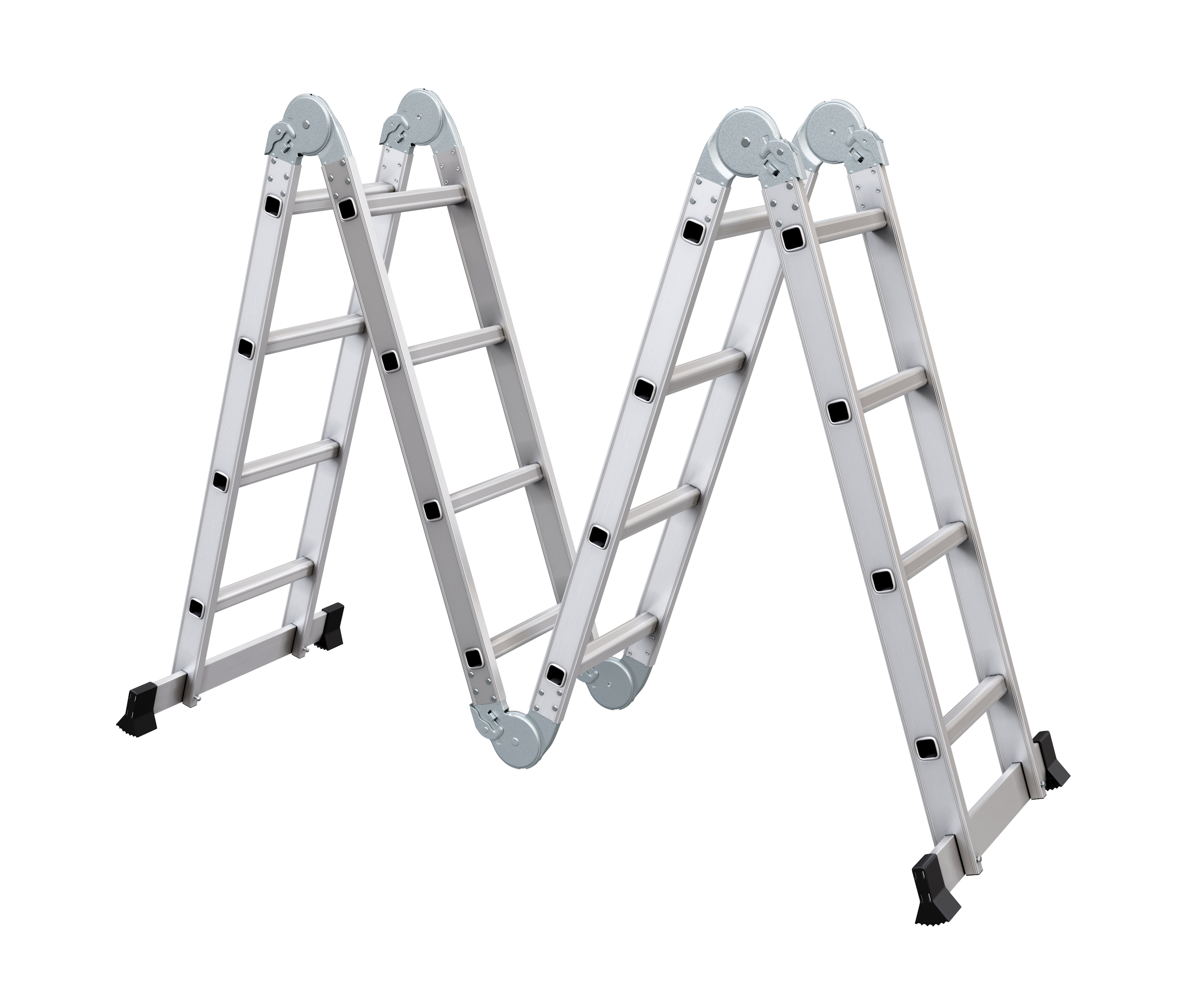 Leiter multifunktional mit Plattform 460 cm