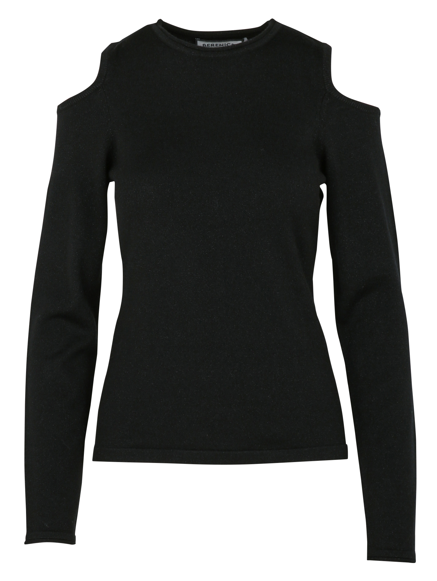 ANASTASIA - Pull col rond en laine | Noir