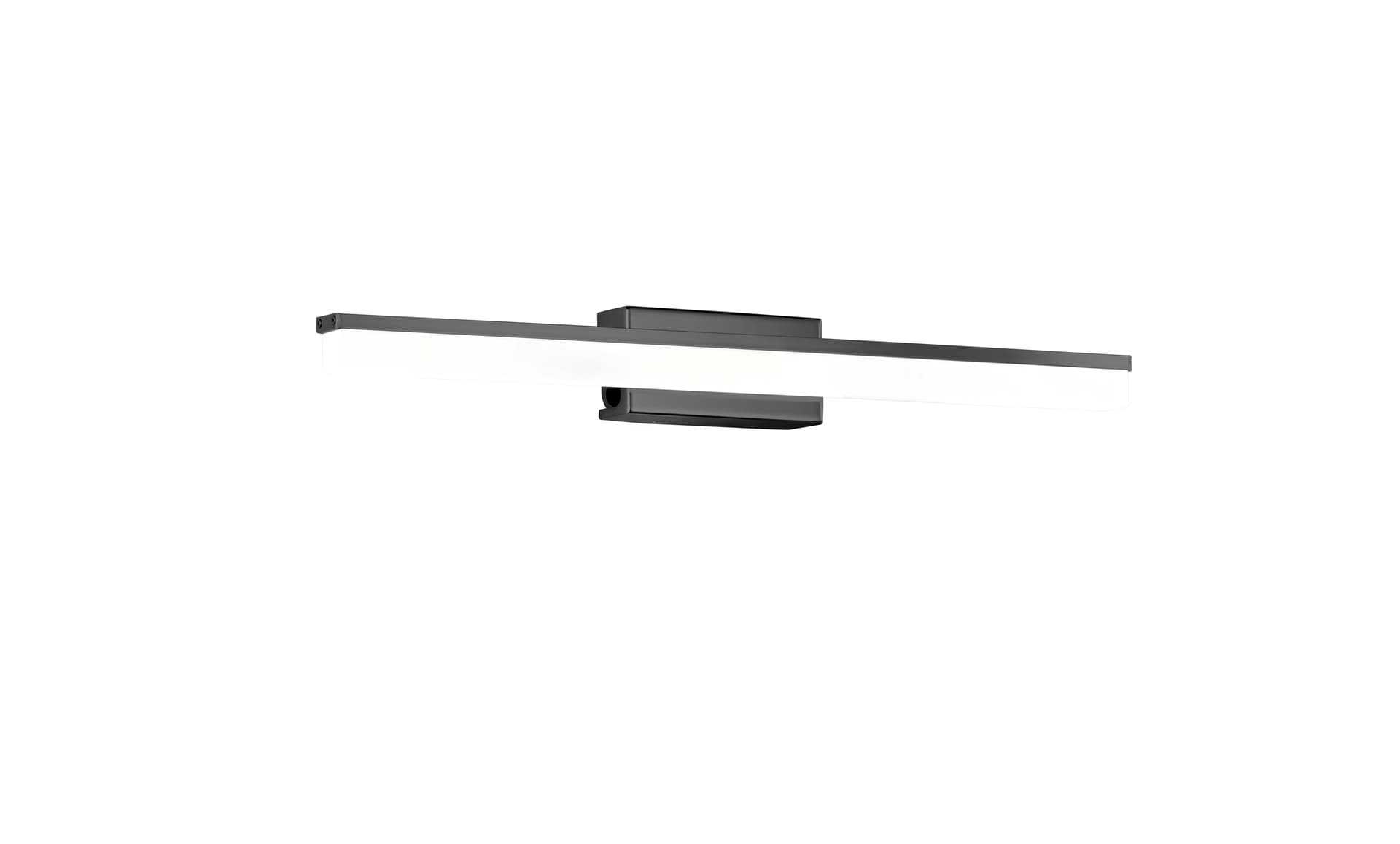 easy! by FHL LED Spiegelleuchte Wide schwarz 60x6,5cm 7cm IP44