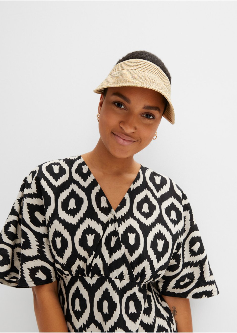 Robe avec imprimé ornement