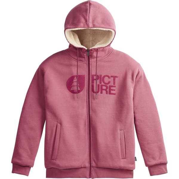 Sweatshirt PICTURE BASEMENT PLUSH ZIP HOODIE W MAROON