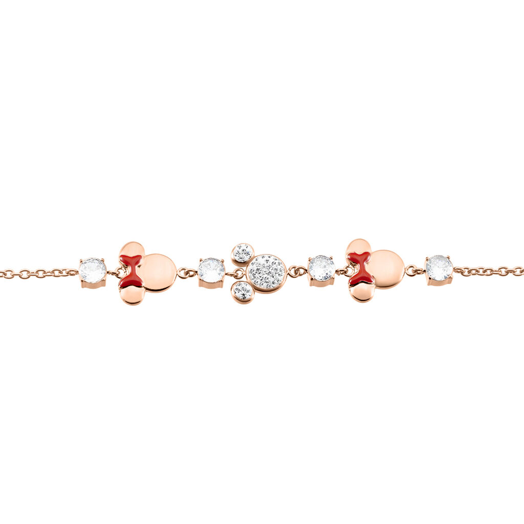 Bracelet  Acier Doré Rose Oxyde