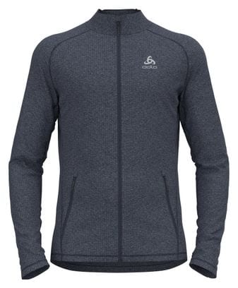 Polaire Seconde Couche Odlo Tencia Full Zip Bleu
