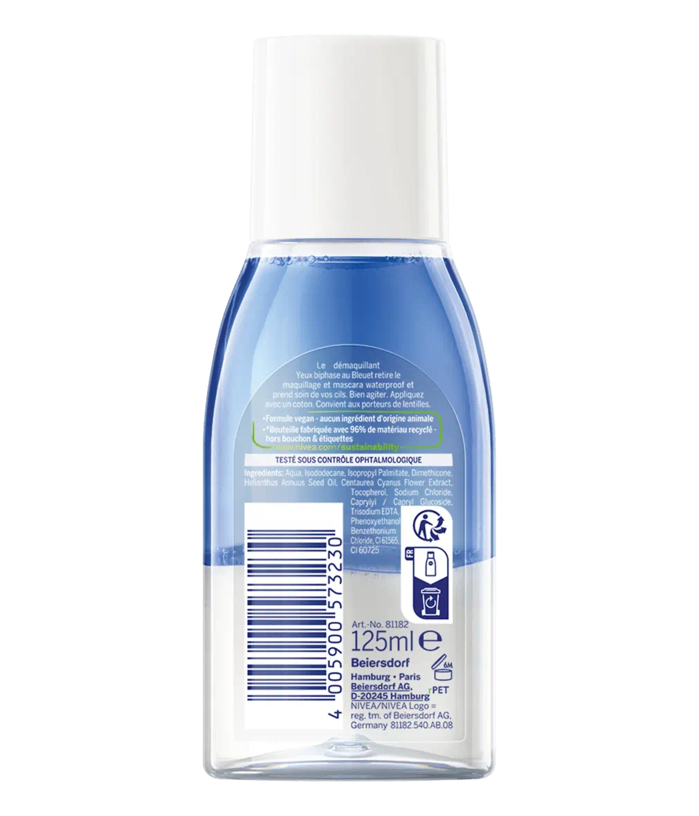 DÉMAQUILLANT YEUX EFFICACITÉ WATERPROOF