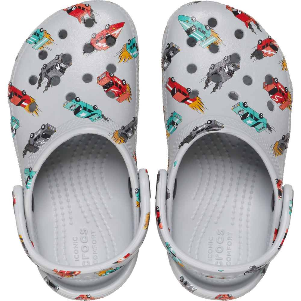 Køb Crocs Mirage/Multi Classic Race Cars Graphic Clog