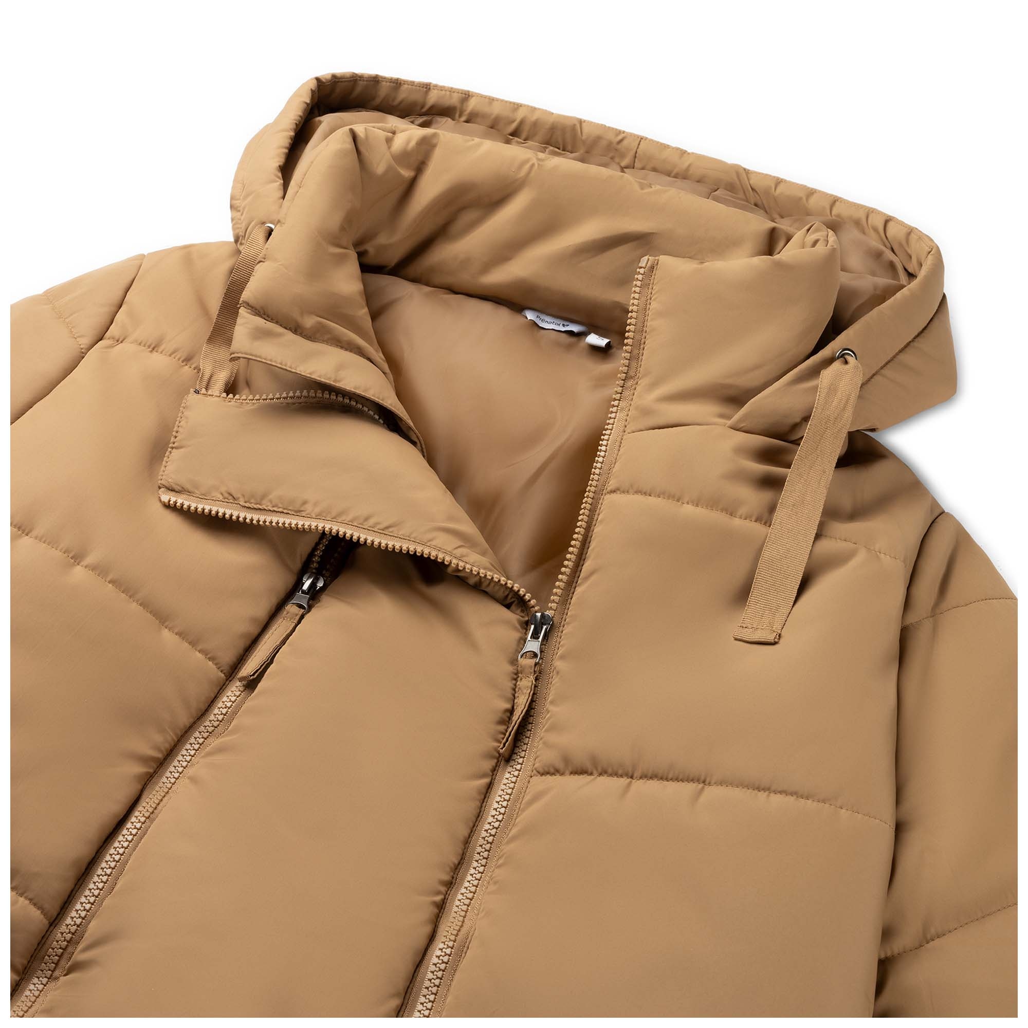 Prénatal 2 in 1 zwangerschapsjas lange mouwen effen beige