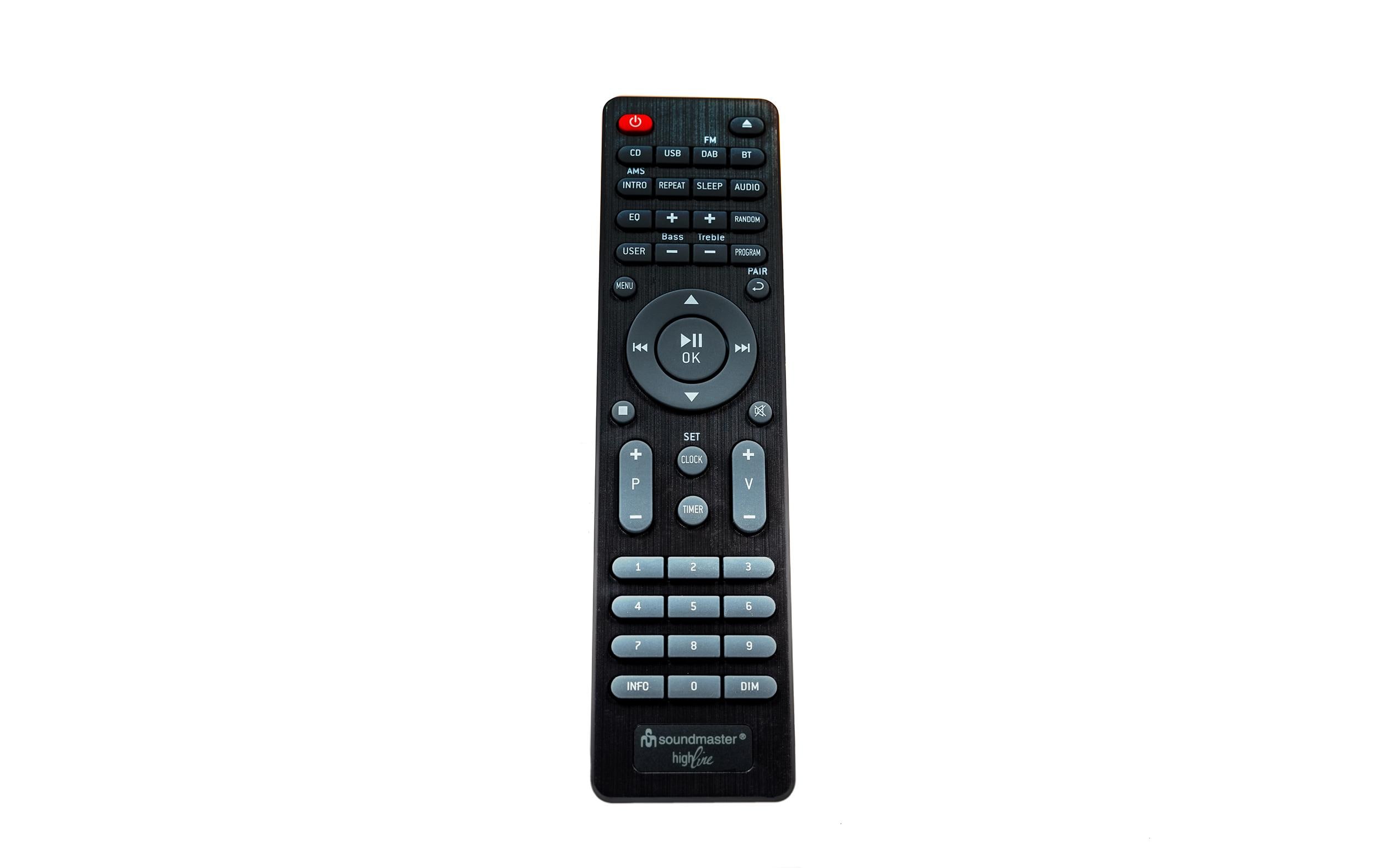 Radio/CD-Player DAB970 Hellbraun<br>Stereo Musikcenter mit DAB+/UKW, CD/MP3, USB, Bluetooth und Farbdisplay