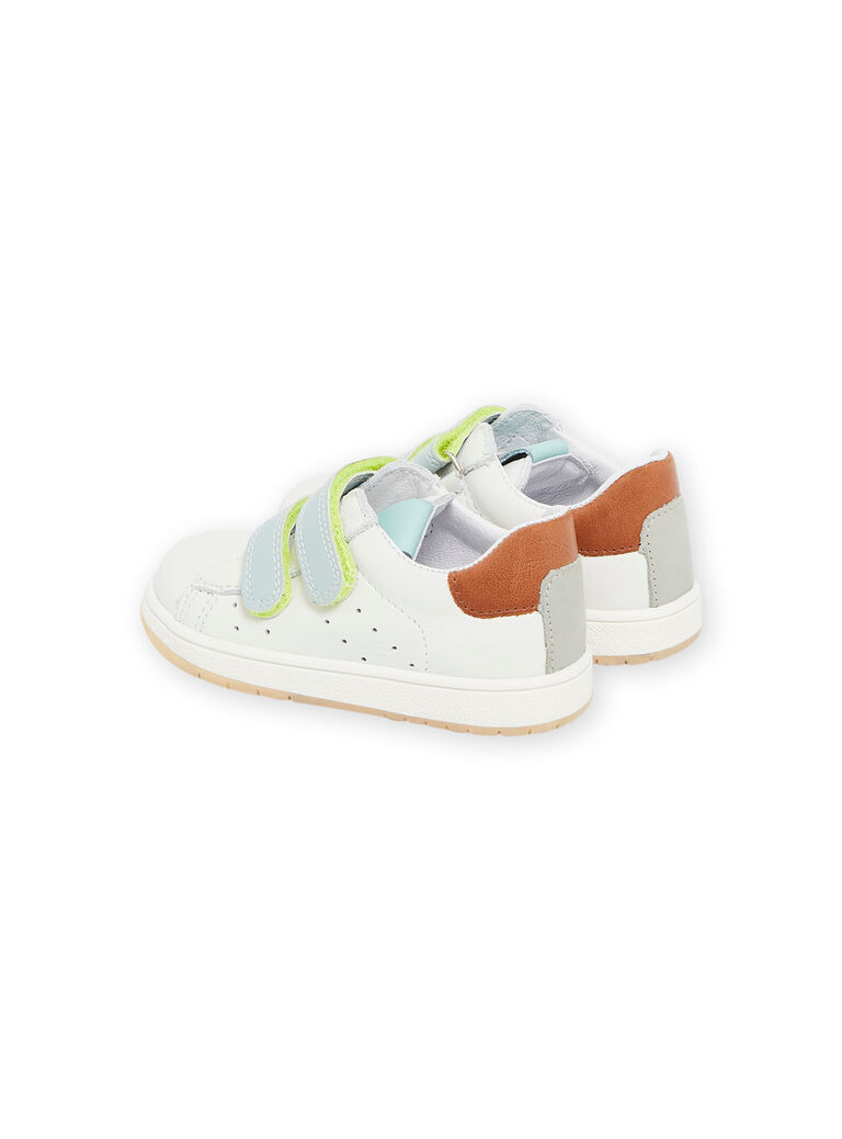 Baskets blanches en cuir