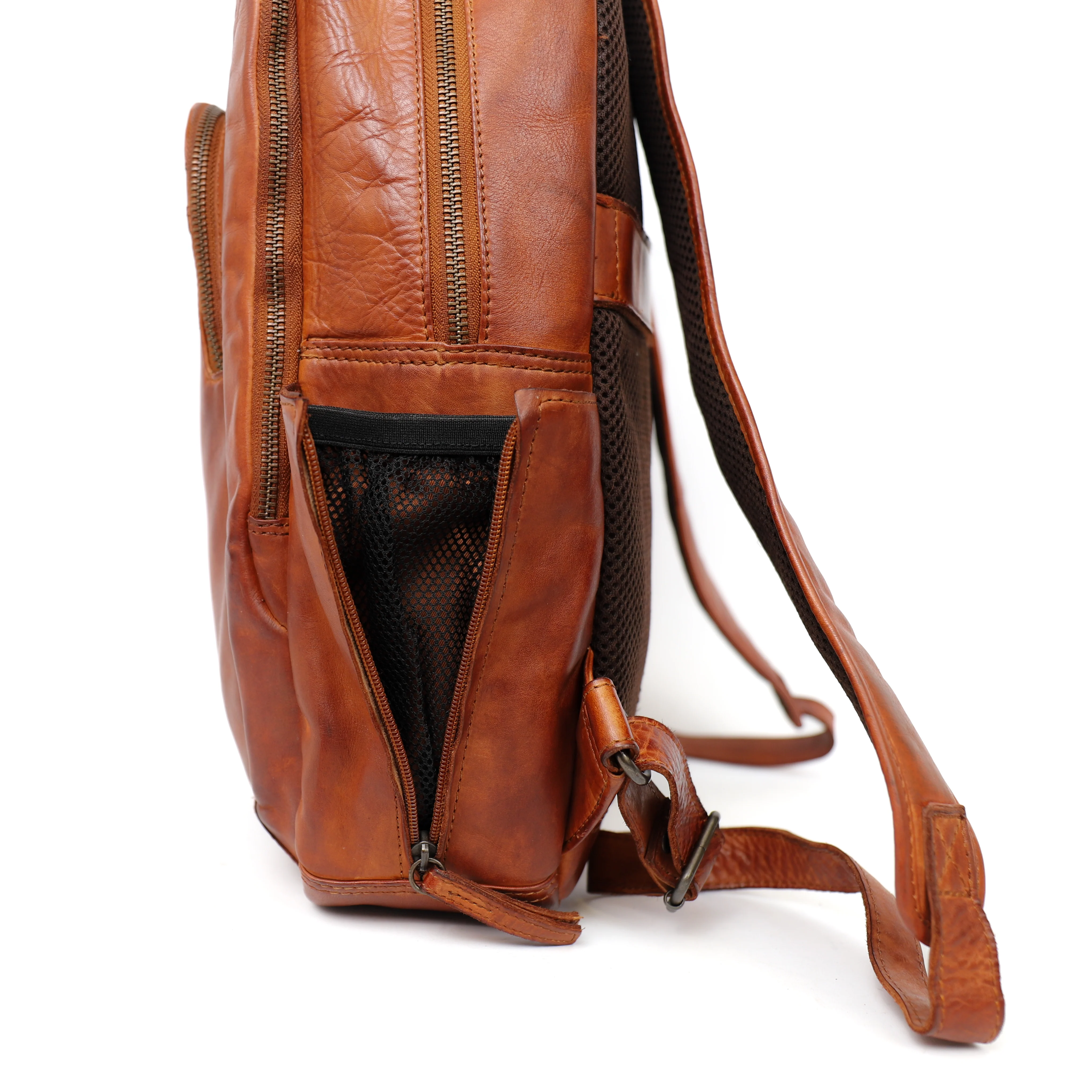 Laptop rugzak 'Mace' cognac Cognac