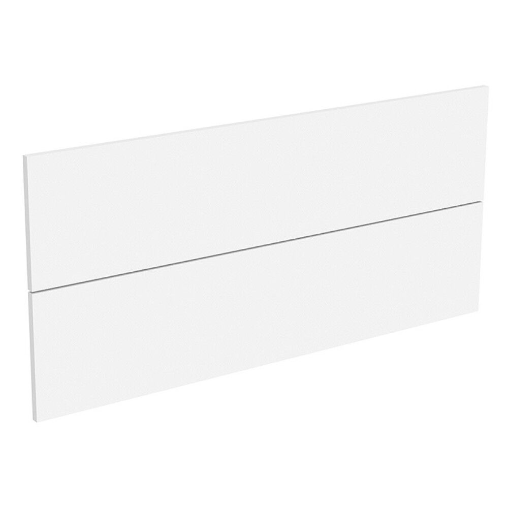 BADEROMSMØBEL CAMARGUE IQ+ SLETT FRONT HVIT MATT/BETONG 120C