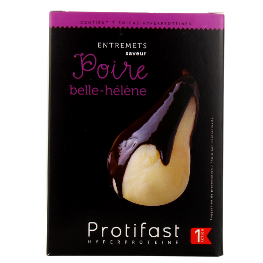 Dessert poire Belle-Hélène Protifast