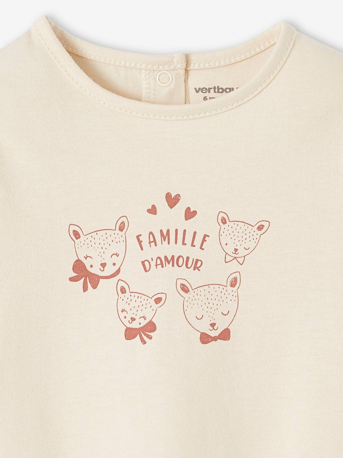 Pacote com 2 camisetas de manga comprida para bebê